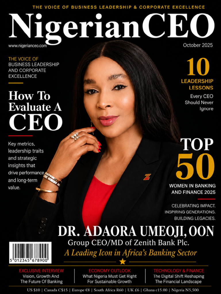 NigerianCEO Magazine Cover October 2026